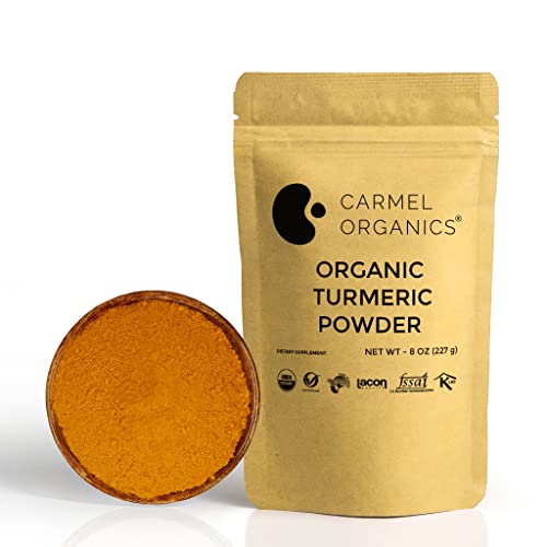 Image of CARMEL ORGANICS Turmeric Root Powder(680 g (Pack of 1))| Haldi Powder | Jaivik Bharat Certified | Non-GMO | Chemical Free & Pesticides Free | No added preservative | Manjal Podi /Pasupu Podi