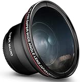 55MM 0.43x Altura Photo Professional HD Wide Angle Lens (w/Macro Portion) for Nikon D3400, D3500, D5500, D5600 and Sony Alpha Cameras