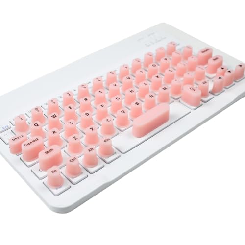Silicone Keyboard Cover for Long Nails (MacBook) (Pink)