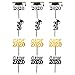 KESYOO 12 Stück Graduation Cake Topper DIY Kucheneinlage Acrylkuchen Dekoration Graduation Cap Design Cupcake Picks Graduation Party Prom Dessert Favor (4 Muster, 3 Stück für jedes Muster)