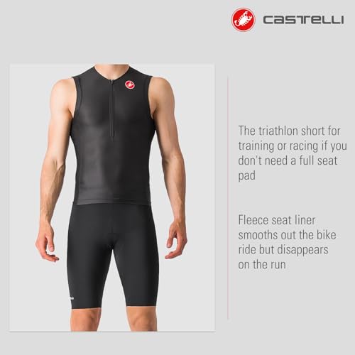 CASTELLI Men’s Core Drill Short, High-Performance Tri Shorts, Flat Lock Stitching for Training Sessions & Triathlon Race2