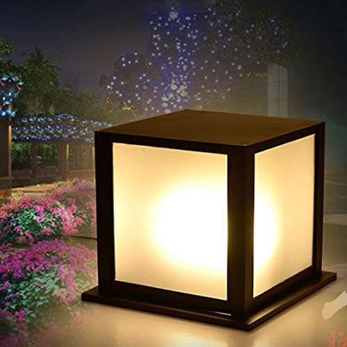 Miniatura 4 de ZLMAY - Luces de jardín al aire libre, impermeable, para jardín, jardín, al aire libre, balcón, estilo exterior, impermeable, lámpara de jardín