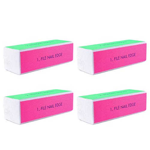 Beaupretty nail buffer block blocco levigatura a 4 vie strumento nail art lucidatore per unghie strumento per manicure 6 pezzi