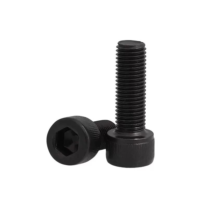 Viti a testa esagonale in acciaio con filettatura fine nera 12,9 M14 M16 M18 M20 M24 (M14 x 1.5 x 25mm - 1pcs)