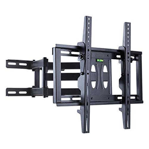Heavy-Duty TV Wall Mount Full Motion, Dual Arm TV Mounting Bracket Compatible with 26-55 Inch TVs VESA Upto 400x400mm, 99lbs