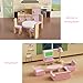 WOODMAM Wooden Dollhouse Furniture Set, 22 PCS Doll House Accessories Including 5 Room Kits, Little People House Furniture Toy Gift for Girls Boys Age 3+, Miniature Dollhouse Furnishing