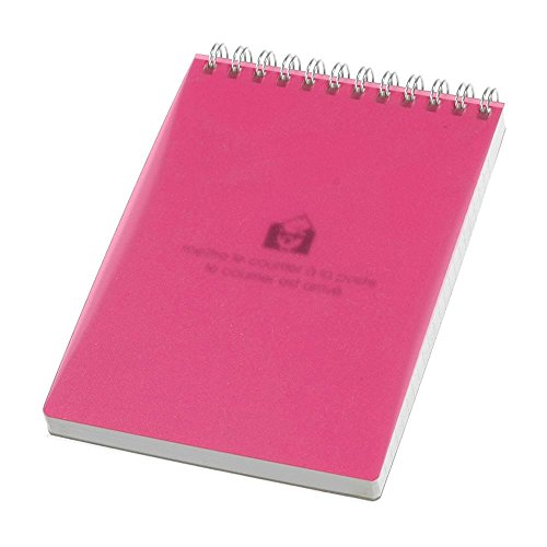 Carnet A6 rose à double spirale 100 pages transparent Etranger di Costarica