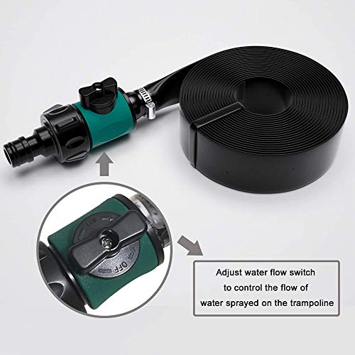 Aspersor Trampolim, Romacci Aspersor de trampolim de PVC para exteriores Pulverizador de água para j