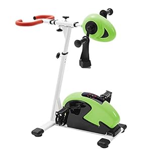 Elektrische revalidatiefiets Stationaire pedaalfietstrainer, hemiplegie-training arm- en knie-oefeningen, fysiotherapie voor gehandicapten en beroerte-overlevenden, verstelbare weerstand