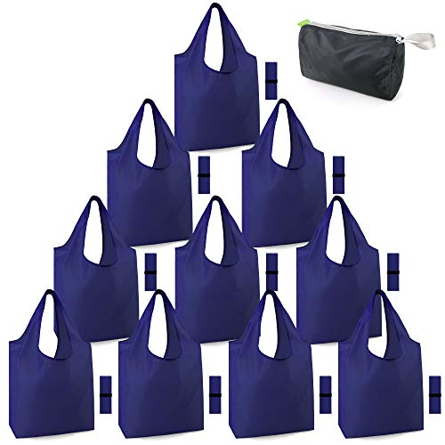 BeeGreen Reusable Bags 10 Pack Navy