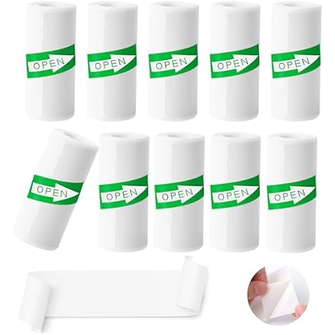 VMUTGA Papier Thermique 10 Rouleaux Cover