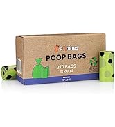 Poop Bags - 270 bags - Made from 100% Certified Recycled Material