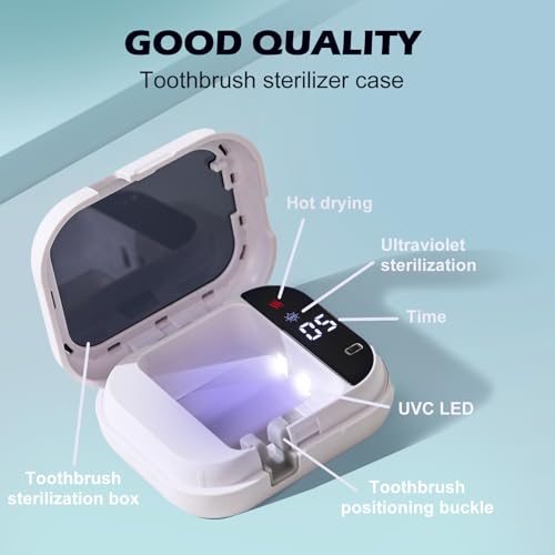 Support magnétique et étui rechargeable brosse à dents UV-C premium - 5