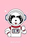 Animal Journals: Dot Grid Journal - Sheepadoodle Astronaut Space Cute Dog Lover Gift - Pink Dotted Diary, Planner, Gratitude, Writing, Travel, Goal, Bullet Notebook - 6x9 120 page