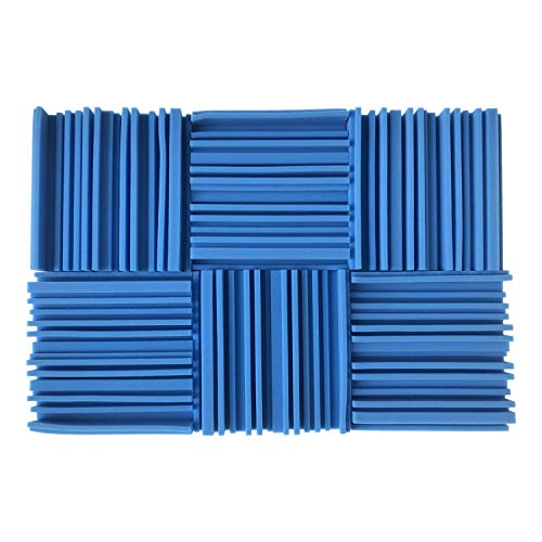 Pannelli acustici in schiuma ad alta densità per la riduzione del rumore in studi, casa e teatro, opzioni 6 pezzi/12 pezzi