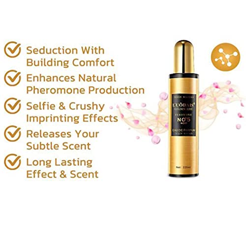 Qinmao 2023 New L'uodais Golden Lure Feromone Hair Spray,Golden Lure Oil,L'uodais Hair Spray,Argan Oil Spray For Hair,L'uodais Long Lasting Golden Lure Hair Perfume Oil (1Pc) #TOP3