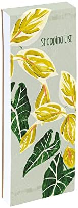 The Gifted Stationery Magnetic Shopping List Pad for Fridge, Lined Paper Memo Notepad. Perfect as a to Do List, Food Shopping or Notes Organiser (Van Gogh - Almond Blossom)