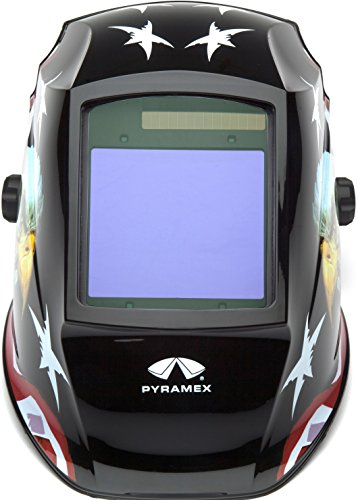 Pyramex Safety Wham3030Ae Leadhead Auto Darkening Welding Helmet, American Eagle #TOP1