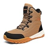 HOTBEAR Men's 3M Thinsulate Insulated Winter Snow Boots with Wide Toe Box & Slip-Resistant Outsole | Orthopedic Arch Support for Cold-Weather Earth Size 10
