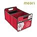 Produktbild Faltbox Classic Large Hibiskus Rot / Blumen 32x50x27,5cm stabil, abwischbar, Polyester Drinnen Draußen Boot Wohnmobil Kofferraumbox Wohnwagen Transport Einkaufskorb