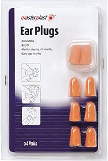 Ear Plugs Noise Cancelling | Sleep Ear Plugs | Ear Plugs for Concerts | Noise Cancelling Earbuds for Sleeping | Noise Reduction Ear Plugs with Carry Case, 4 Pairs
