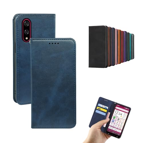 対応アクティブ3 ケース Basio Active3 手帳型 シェルノートブックタイプ保護カバーノートブックカード収納側マグネットブラケット機能互換性のある耐衝撃性軽量モダンシンプルファッションPUレザー折りたたみ式フル保護カバー男性と女性のスマートフォン