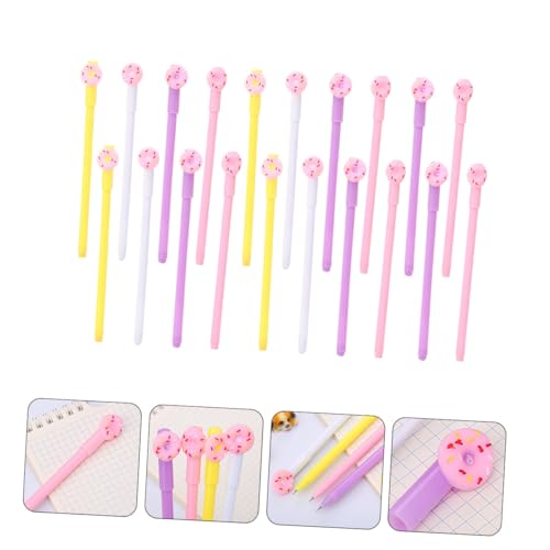 Set de 20 bolígrafos de gel con diseño donut miniatura 7