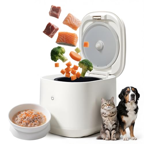 Pet Fresh Meal Maker All-in-One Pet Kitchen Pet Food Maker Multicooker with Chopping Slow-Cook and Mix DIY Recipes Quiet Operation & Easy Cleaning for Healthy Homemade Meals