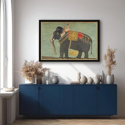 Impression sur toile éléphant pour habiller un mur vide de salon - 4