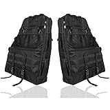 Saddlebag Roll Bar Storage Bag Cargo Cage for 1997-2018 Jeep Wrangler JK TJ LJ & Unlimited 4-Door...
