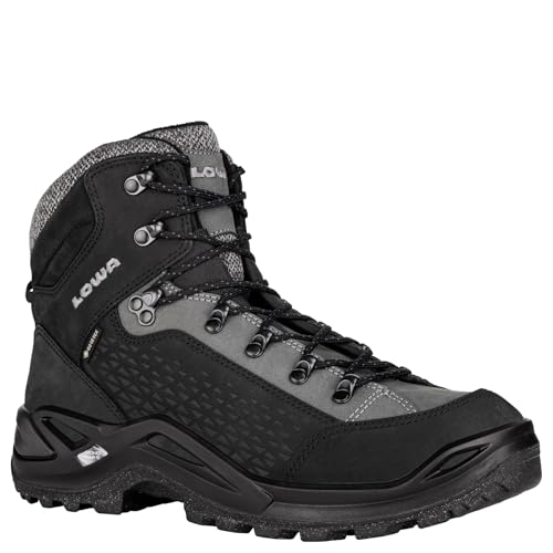 LOWA Stiefel mittel RENEGADE WARM GTX MID schwarz/grau, 44.5