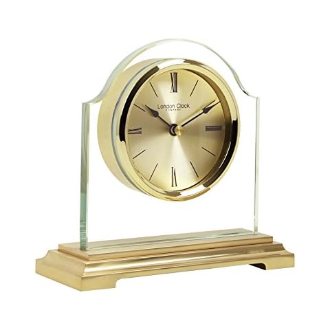 London Clock Gold Break Arch Mantel Clock Cover