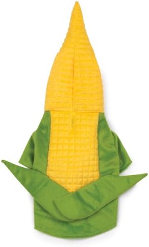 Zack & Zoey Polyester Dog Corn on the Costume, Large, 20-Inch, Yellow