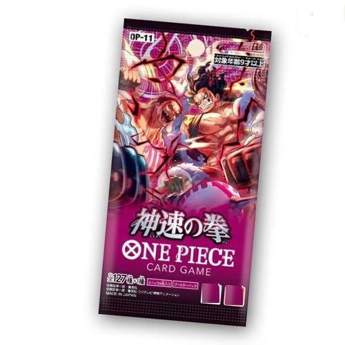 1 Pack of ONE Piece Card Game (OP 11) TCG Team Booster Pack