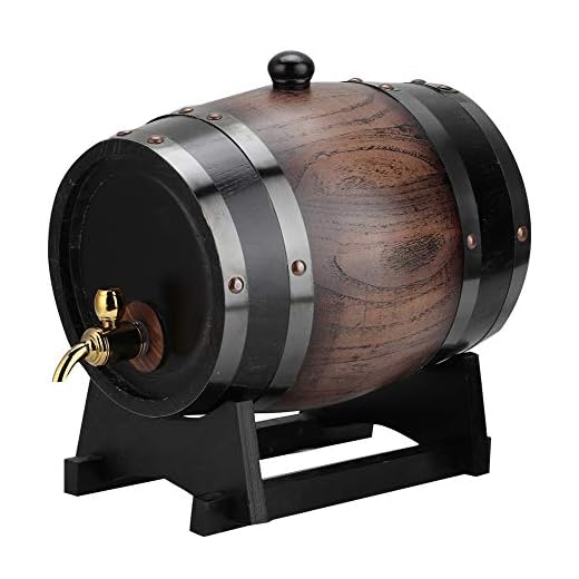 Lämplig Brandy Tunna, Lock Corny Kagge Kvalitet Trä Material Aluminium Folie Liner 3l Trä Material för Brandy Whisky