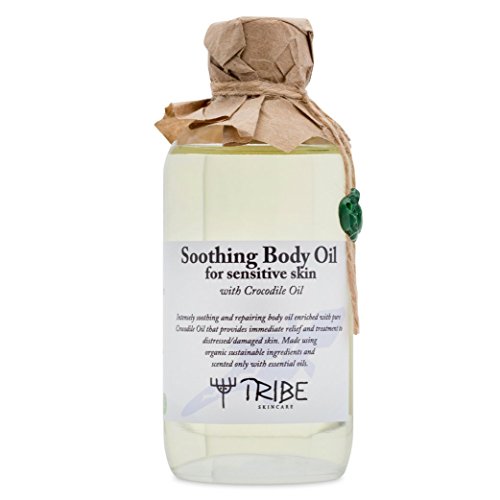 Tribe Skincare Soothing Body Oil for Sensitive Skin with Crocodile Oil
