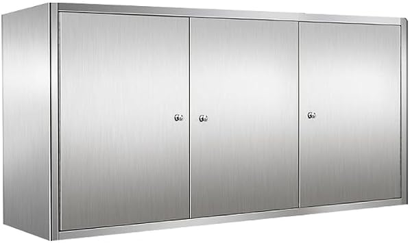 Wall Storage Cabinet, Wall-Mounted Unit with 3Door 47.2"x11.8"x23.6"