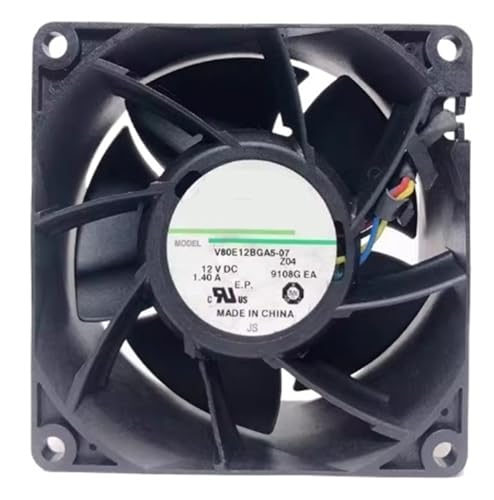 Ventilateur 12V V80E12BGA5-07 double roulement mécanique de précision