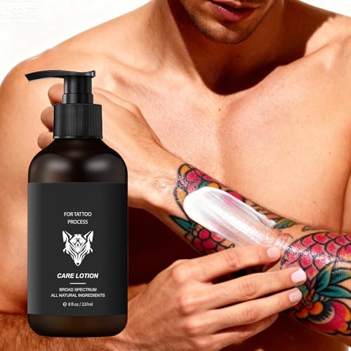 YAFUSIPE Tattoo Aftercare Lotion For New & Old Tattoos Body Moisturizer Tattoo Healing Repairing...