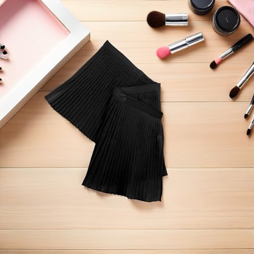 Capa de Peluquería Impermeable Negra con Cierre Ajustable miniatura 5