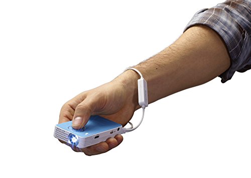 PHILIPS - PPX4010 - Projecteur de Poche sans fil - Bleu/Argent