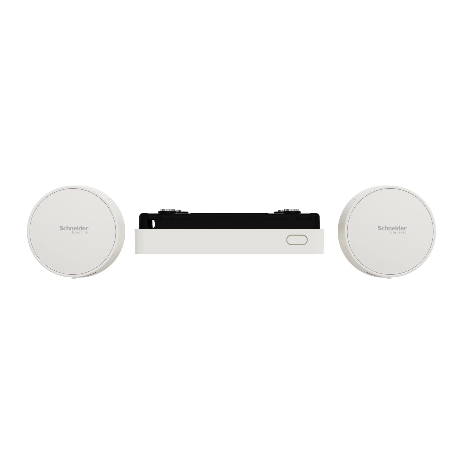 Schneider Electric - Wiser, Kit Vannes Thermostatiques Connectées Passerelle Wifi + 2 Têtes De Vanne, CCTFR6906