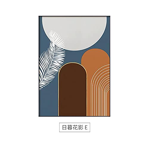 Affiche imprimer salon décor moderne triptyque toile géométrique abstraite nordique