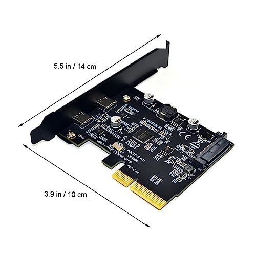Carte d'extension USB-C 10Gbps pour ajouter un port réversible au PC - 4