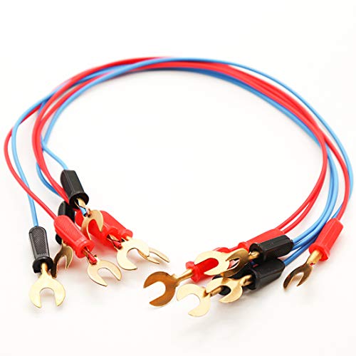 Image of 6pcs Circuit Switch Wire connectors:Science Wire Used for Battery Holder /Knife Switch /Bulb Holder Electricity Connection,Great for Demos Teaching Basic Principles of Electricity