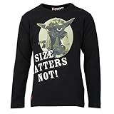  Lego Wear Jungen Langarmshirt Lego Star Wars Yoda Langarmshirt Thor 657, Gr. 152, Schwarz (993 Dark Charcoal Black)