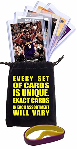 Kobe Bryant (5) Assorted Basketball Cards Bundle - Los Angeles Lakers Trading Cards - Mvp # 24 #TOP4