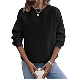 Polyvalence au quotidien : avec un jean, une jupe ou un legging, ce pull-over d'automne pour femmes est le compagnon idéal pour passer des moments agréables à la maison, faire des promenades détendues ou rencontrer des amis de manière décontractée.