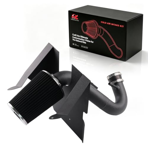 BAGARAATAN Cold Air Intake Compatible with 2005-2009 Ford Mustang 4.0L V6 Performance Intake System with Polished Aluminum Pipe & Washable Filter, Horsepower Boost
