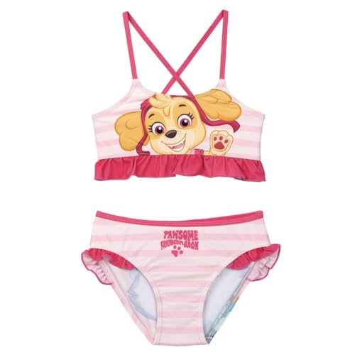 CERDÁ Life'S Little Moments Bikini Infantil de La Patrulla Canina Bikini de Dos Piezas para bebés y niños pequeños, Niñas, Rosa, 2 años